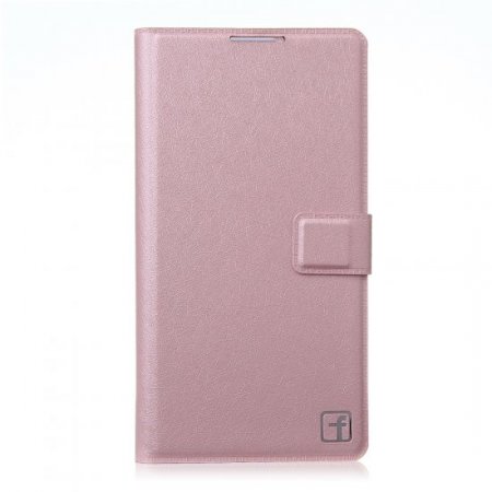 Fashion Flower Show Leather Stand Case Cover for Coolpad 8736 Smartphone Champagne