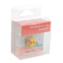 Smiling Face Earphone Jack Dustproof Plug Set 5Pcs Yellow