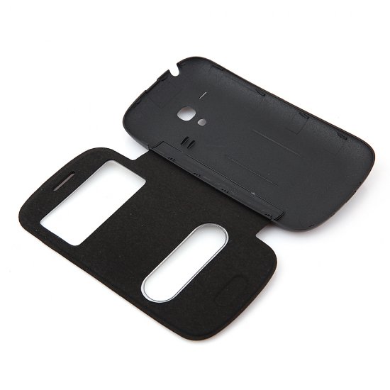 Protective Flip Cover For GALAXYS III mini Smartphone Black