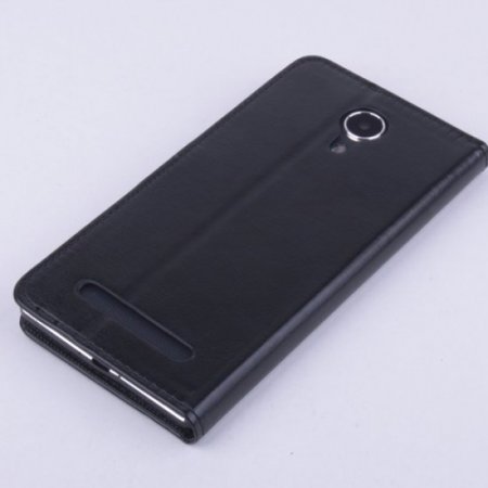 Flip Leather Cover Stand Case for ECOO E02 Pro Shinning Smartphone Black