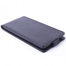 Leather Flip Cover Case Protect Case for Elephone G7 Smartphone Black