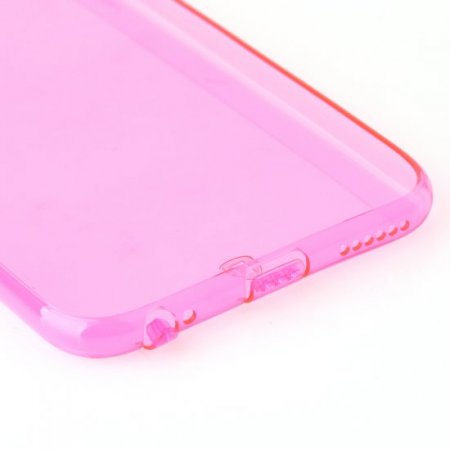 Soft TPU Back Case Back Cover for iPhone 6 Transparent Pink