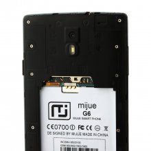 Mijue G6 Smartphone Android 4.4 MTK6572W Dual Core 5.5 Inch Smart Wake 3G Pink