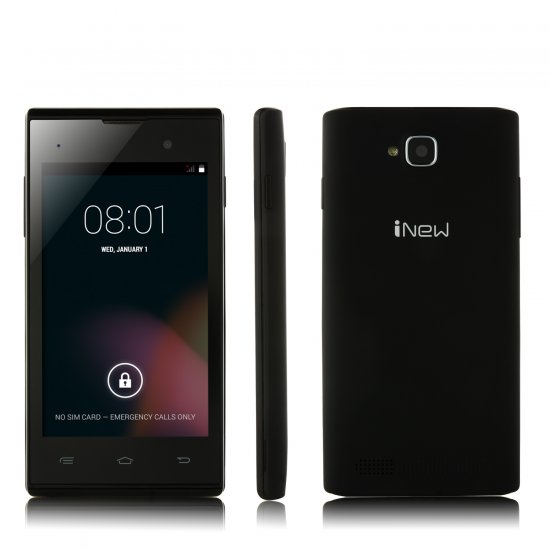 iNew U1 Smartphone Android 4.4 MTK6572M Dual Core 4.0 Inch 3G GPS Black