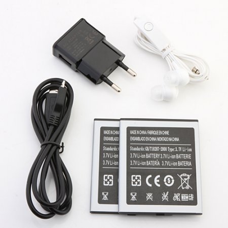 I9500JK Smartphone Android 2.3 MTK6515 1.0GHz WiFi 5.0 Inch Capacitive Screen- Black