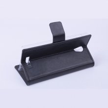 Leather Flip Cover Case Stand for Nibiru H1 Smartphone Black