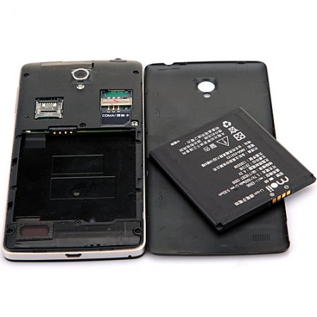 K-Touch E616 Smartphone Android 4.1 MSM8625Q Quad Core 4.5 Inch 4GB 5.0MP Camera- Black