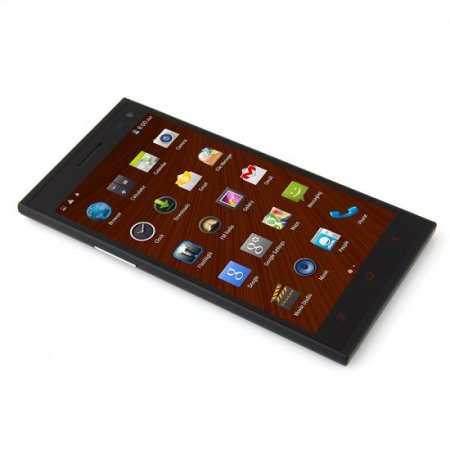 C1000 Smartphone Android 4.4 MTK6582 5.5 Inch Finger Scanner OTG Air Gesture Black