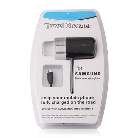Portable Travel Charger AC A dapter USA Plug for Mobile Phone Playbook