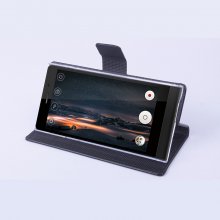 Leather Flip Cover Case Stand for Nibiru H1 Smartphone Black