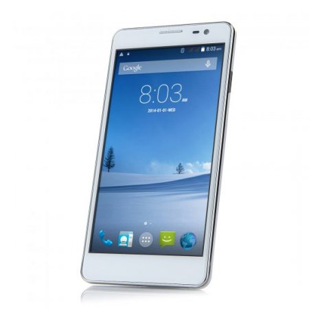 UHAPPY UP520 Smartphone 1GB 8GB Android 4.4 MTK6582 5.0 Inch QHD Screen OTG White