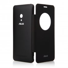 Original S-View Flip Cover Case Leather Case for Zenfone 5 Smartphone Black
