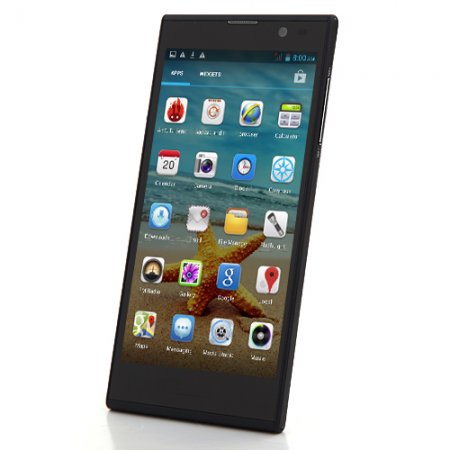 iNew V3 Ultrathin Smartphone 5.0 Inch Gorilla Glass MTK6582 1GB 16GB 3G NFC OTG- Black