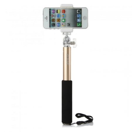 ZOSHI S1 Seleie Mini Bluetooth Monopod Selfie Stick for iOS Android Smartphones Gold