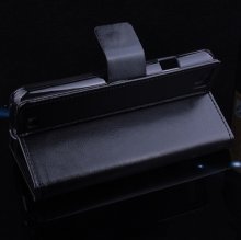 Flip Leather Cover Stand Case for Zopo C2 ZP980 Smartphone Black