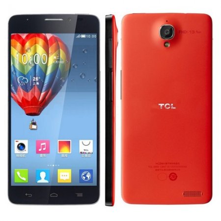 TCL idol X S950 Smartphone Android 4.2 MTK6589T Quad Core 2GB 16GB IPS FHD Screen 5 Inch- Red & Black