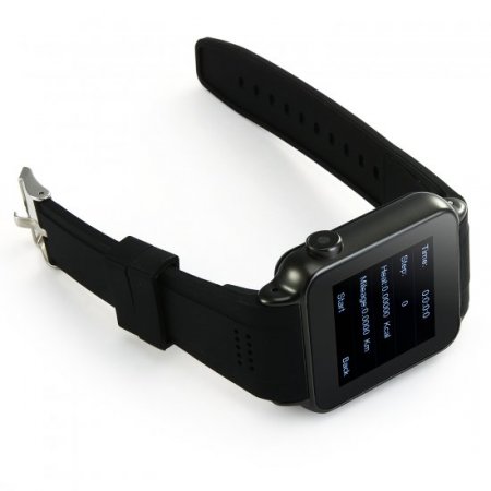 ZGPAX S39 Smart Watch Phone 1.54 Inch Touch Screen Bluetooth Camera FM Black