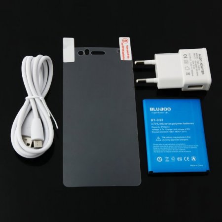 BLUBOO X4 Smartphone 4G LTE Android 4.4 MTK6582 4.5 Inch IPS 1GB 4GB White