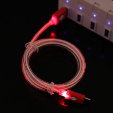 Portable Micro USB Data Cable With LED Light