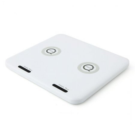 QI 6.6 Inch 2-in-1 Wireless Charger for QI Standard Smartphone White