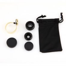 3-in-1 Universal Lens with Three Lens Effect Suitable for Mobile Phone Tablet PC