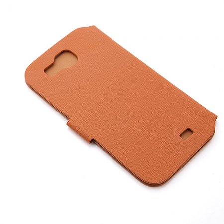 Quality Protective Flip Cover Case with Magnet Closure for Star S4 Smartphone Brown