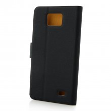 Leather Flip Cover Case for UMI X1 Smartphone - Black