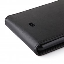 New Protective Leather Cover Case Pouch for Nokia N625 Black