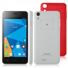 DOOGEE VALENCIA DG800 Smartphone Creative Back Touch Android 5.0 MTK6582 4.5 Inch Red
