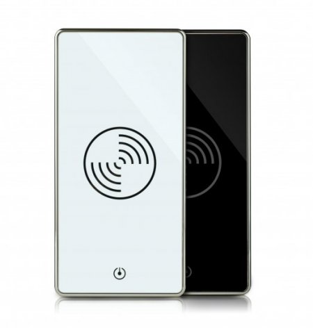 UP1 Portable Qi Wireless Charging Transmitter with 6000mAh Bulit-in Battery LED Black