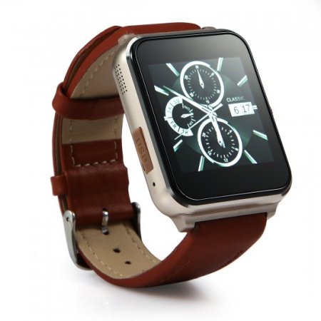iLepo 400 Watch Phone Smart Bluetooth Watch MTK6261A 1.54 Inch for Android iOS Gold