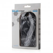 12000mAh Waterproof USB Solar Charger Power Bank Shakeproof Dust Proof Black