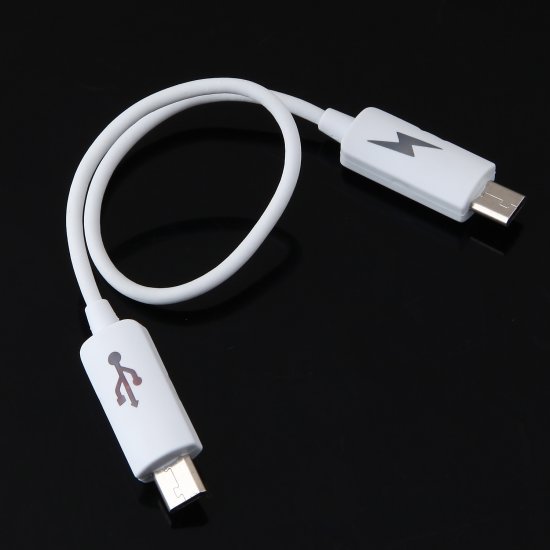 Portable Phone To Phone Emergency Charging Micro USB Cable for Android Phone