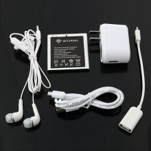 Tengda S1 Smartphone MTK6582 1GB 4GB Android 4.2 5 Inch OTG Air Gesture - White