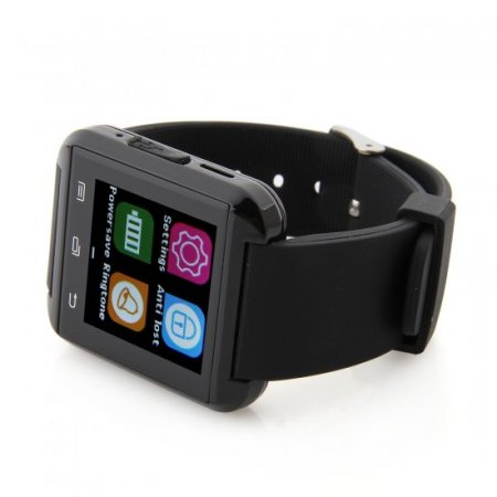 U Watch U8 Plus Smart Bluetooth Watch 1.44" Screen for iOS & Android Smartphones Black