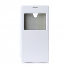S-View Flip Cover Case Protective Case for ThL L969 Smarthphone - White
