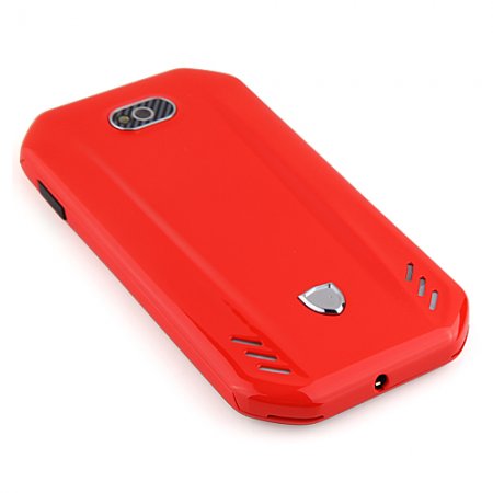 F599 Smartphone Android 2.3 MTK6515 3.4 Inch TFT Capacitive Screen - Red