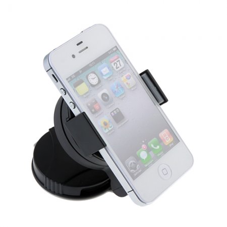 Universal Mobile Phone Windshield Car Holder Black +Gray