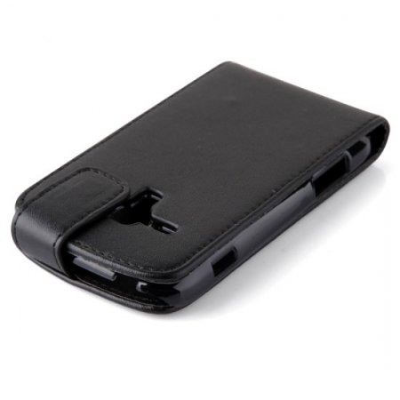 New Protective Leather Cover Case Pouch for Samsung S7562 Black