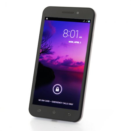 vowney V5 Smartphone Android 4.2 MTK6589 Quad Core 5.0 Inch HD Screen OTG OTA- White