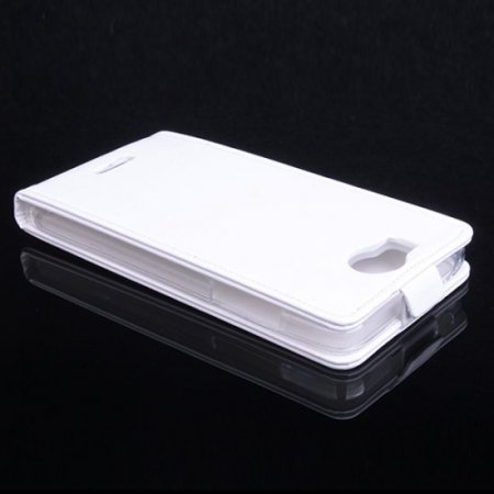 Leather Flip Cover Case Protect Case for InFocus M530 Smartphone White