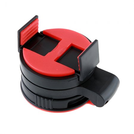 Universal Mobile Phone Windshield Car Holder Black + Red