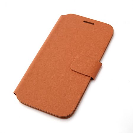 Quality Protective Flip Cover Case with Magnet Closure for Star S4 Smartphone Brown