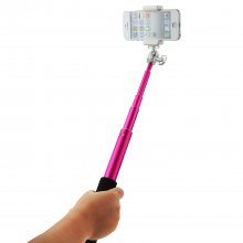 ZOSHI S1 Seleie Mini Bluetooth Monopod Selfie Stick for iOS Android Smartphones Rose