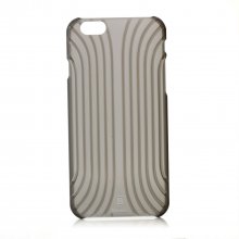 Shell Style Hard Back Case Cover for iPhone 6 Transparent Black