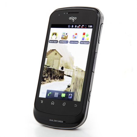 aigo D1 Smartphone 3G GPS MSM7227 1.0GHz 3.5 Inch Multi-touch Screen