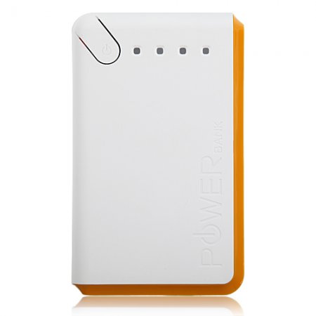 15000mAh Dual-USB Power Bank for Mobile Phone Tablet PC White