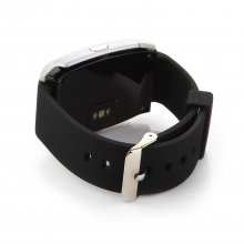 U Watch UX Bluetooth Watch Heart Rate Monitor for iOS And Android Smartphones Silver