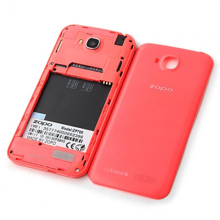 ZOPO ZP700 Cuppy Smartphone MTK6582 Quad Core 1.3GHz Android 4.2 4.7 Inch 3G GPS OTG OTA- Red