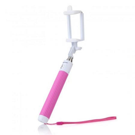 All-in-one Extendable Bluetooth Monopod One-click Photographic Selfie Stick Rose